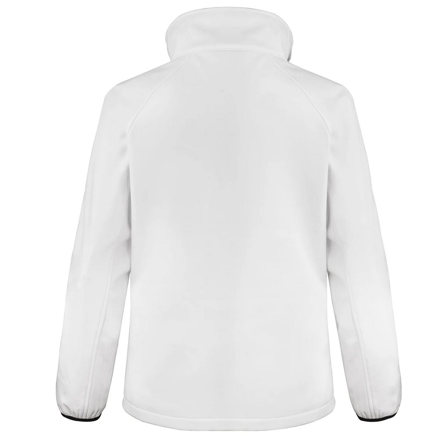 White-Black - Back - Result Core Womens-Ladies Soft Shell Jacket
