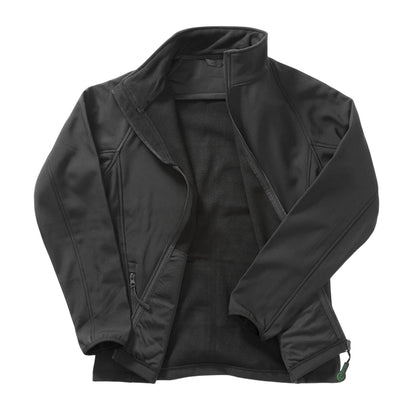 Black - Back - Result Core Womens-Ladies Soft Shell Jacket