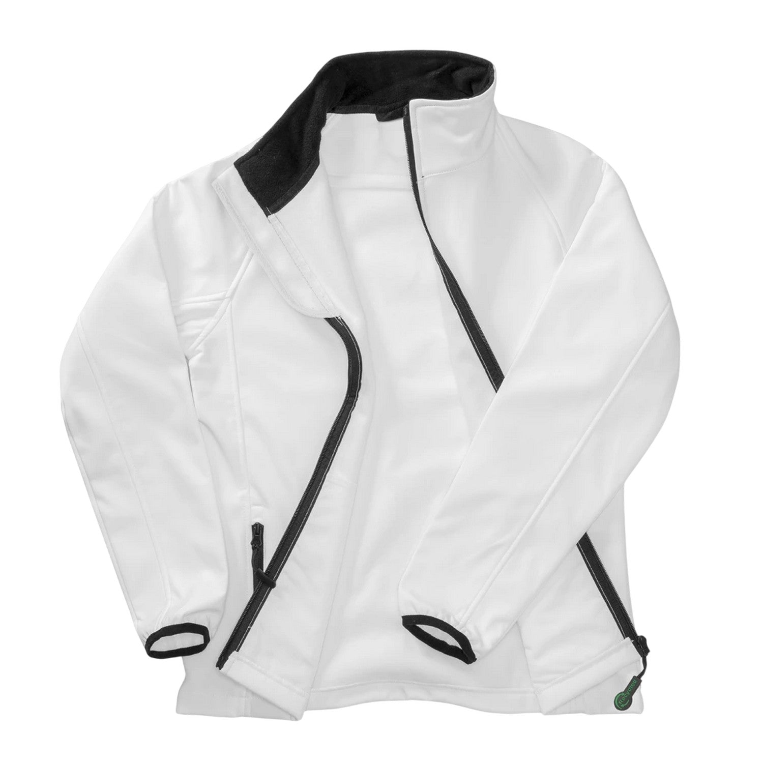 White-Black - Side - Result Core Womens-Ladies Soft Shell Jacket