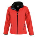 Red-Black - Front - Result Core Womens-Ladies Soft Shell Jacket