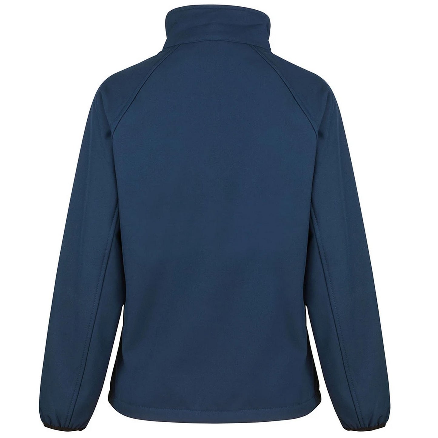 Navy - Back - Result Core Womens-Ladies Soft Shell Jacket