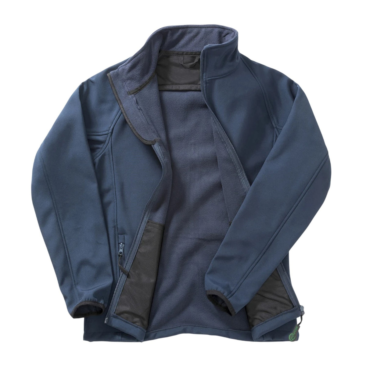 Navy - Side - Result Core Womens-Ladies Soft Shell Jacket