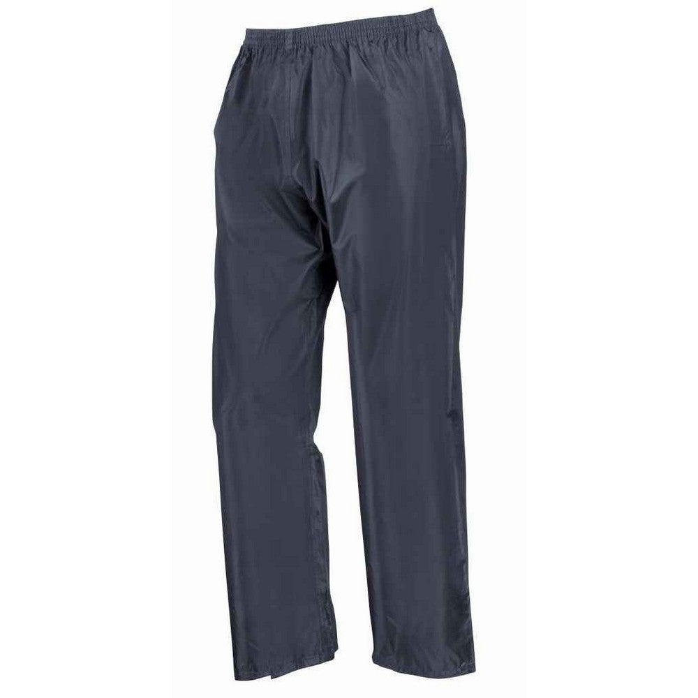 Navy - Side - Result Unisex Adult Waterproof Jacket And Trousers Set