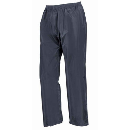Navy - Side - Result Unisex Adult Waterproof Jacket And Trousers Set