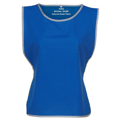Royal Blue - Front - Yoko Childrens-Kids Hi-Vis Reflective Detail Tabard