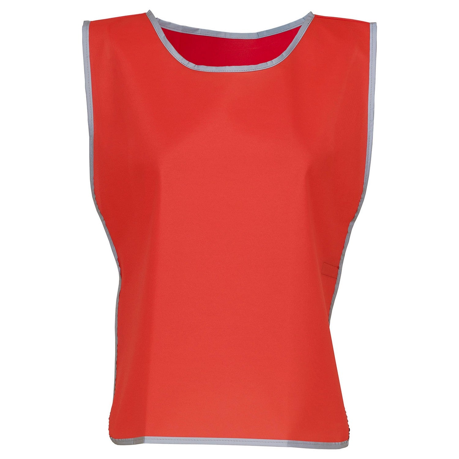 Red - Front - Yoko Unisex Adult Hi-Vis Reflective Detail Tabard