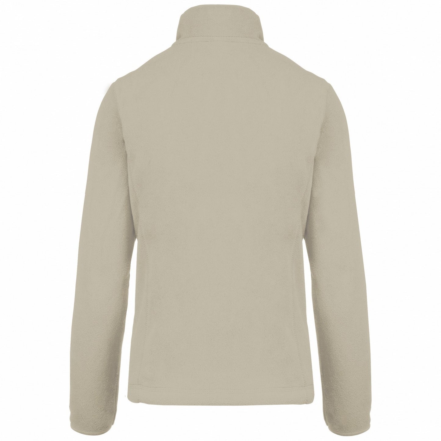 Beige - Back - Kariban Womens-Ladies Maureen Microfleece Jacket