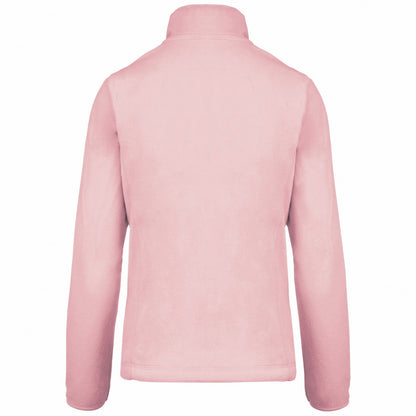 Pale Pink - Back - Kariban Womens-Ladies Maureen Microfleece Jacket