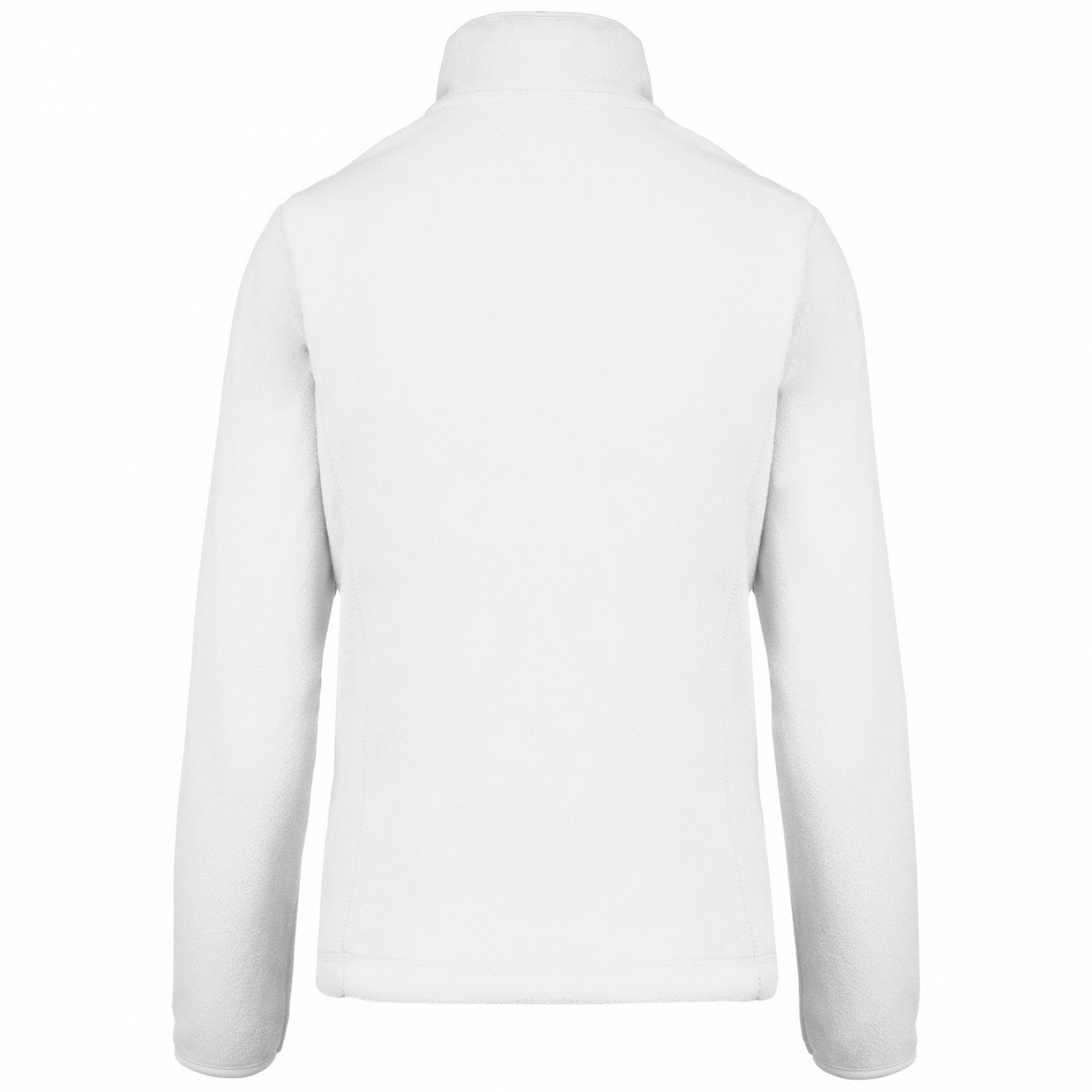 White - Back - Kariban Womens-Ladies Maureen Microfleece Jacket