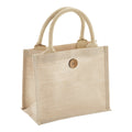 Natural - Front - Westford Mill Mini Juco Gift Bag