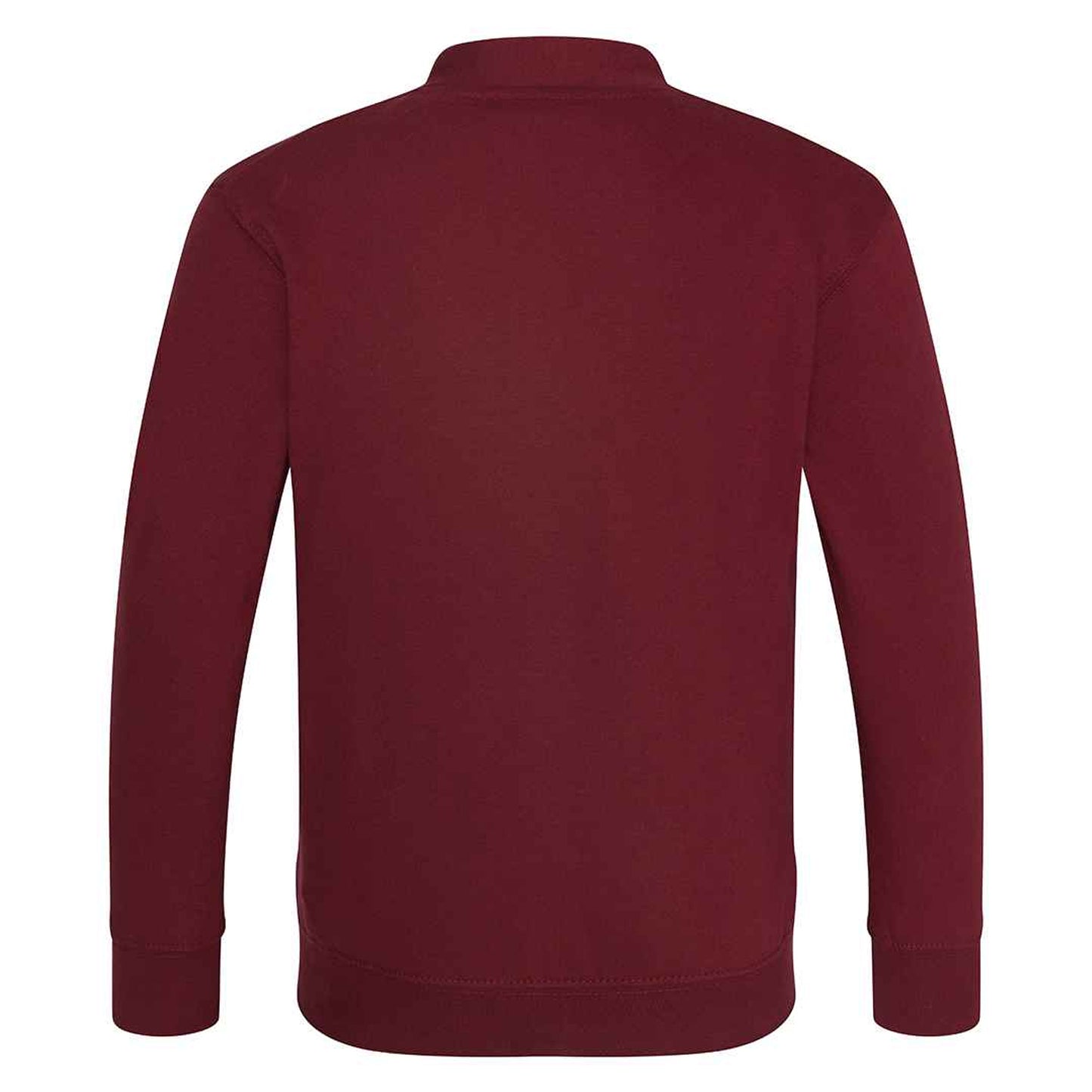 Burgundy - Back - Awdis Childrens-Kids Academy Cardigan