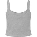 Athletic Heather Grey - Back - Bella + Canvas Womens-Ladies Spaghetti Strap Tank Top