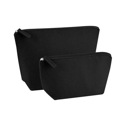 Black - Front - Bagbase Felt Accessory Bag