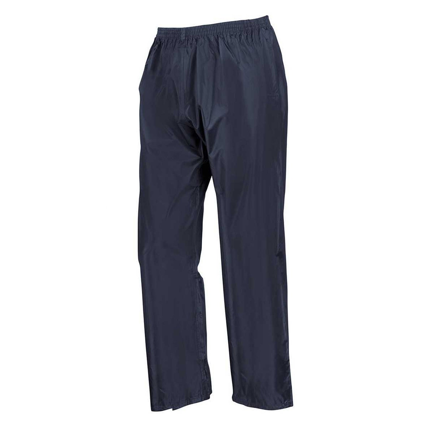 Navy - Side - Result Childrens-Kids Waterproof Jacket And Trousers Set