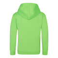 Electric Green - Back - Awdis Childrens-Kids Electric Hoodie