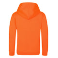 Electric Orange - Back - Awdis Childrens-Kids Electric Hoodie