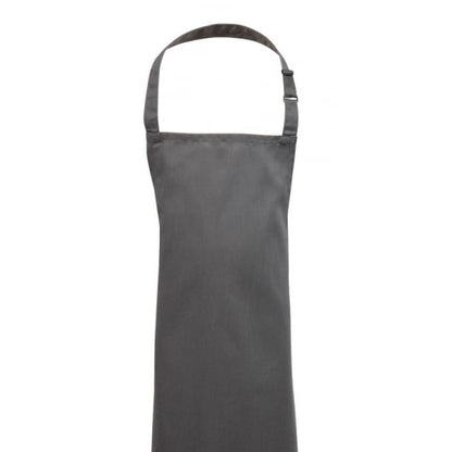 Dark Grey - Back - Premier Childrens-Kids Premier Plain Apron