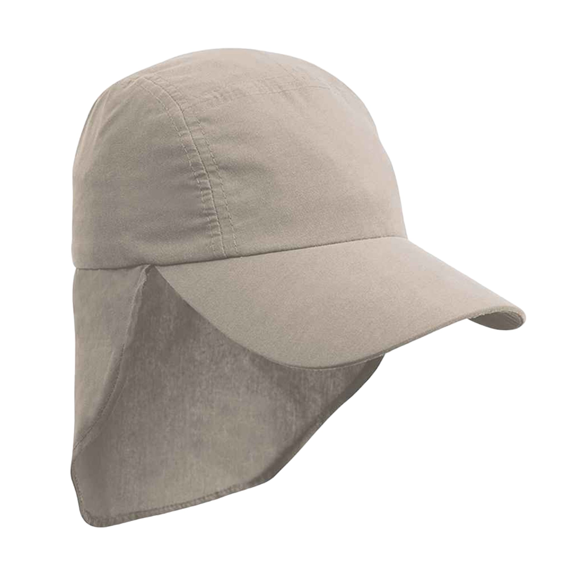 Khaki - Front - Result Headwear Unisex Adult Legionnaires Cap