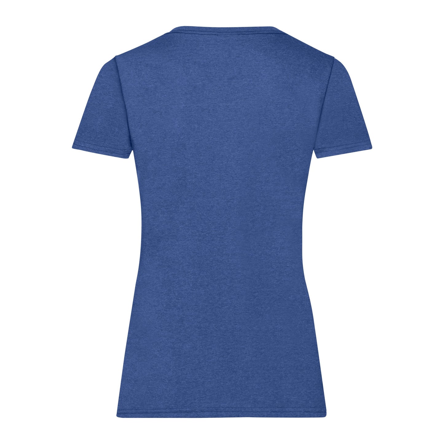 Retro Heather Royal - Back - Fruit of the Loom Womens-Ladies Value T-Shirt