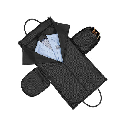 Black - Back - Quadra Nuhide Duffle Bag