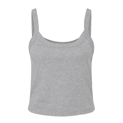 Athletic Heather - Front - Bella + Canvas Womens-Ladies Spaghetti Strap Tank Top