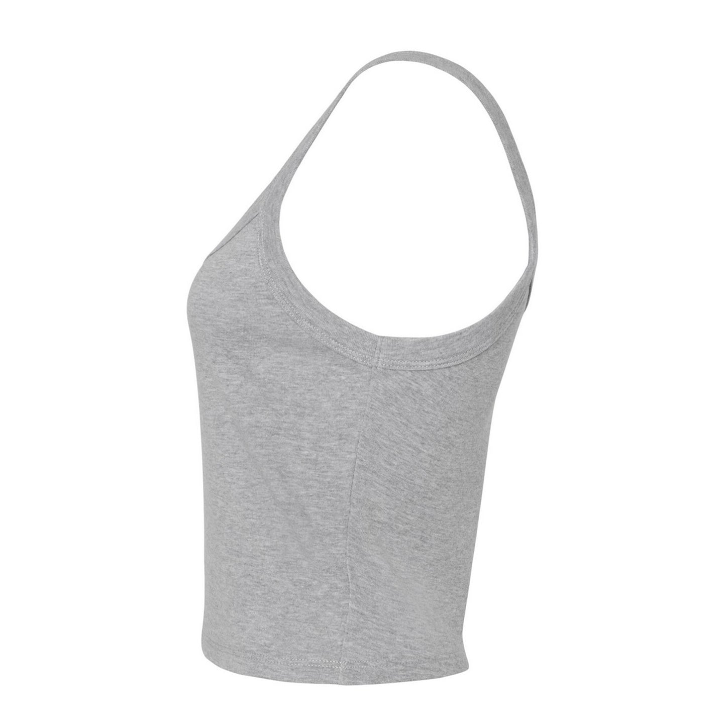 Athletic Heather - Back - Bella + Canvas Womens-Ladies Spaghetti Strap Tank Top