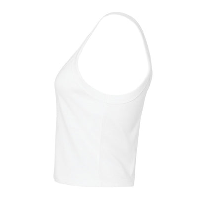 Solid White - Back - Bella + Canvas Womens-Ladies Spaghetti Strap Tank Top