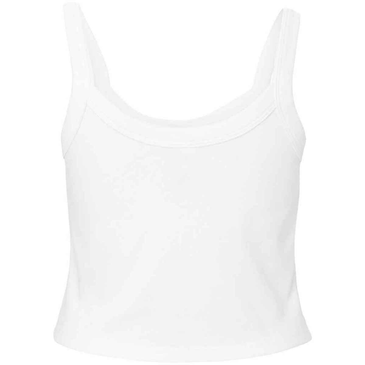 Solid White Blend - Back - Bella + Canvas Womens-Ladies Spaghetti Strap Tank Top