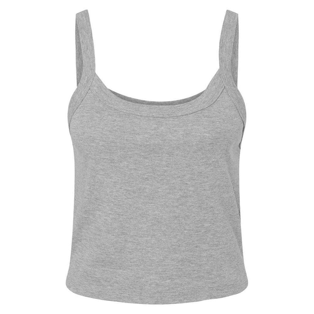 Athletic Grey - Front - Bella + Canvas Womens-Ladies Spaghetti Strap Tank Top