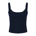Solid Navy - Front - Bella + Canvas Womens-Ladies Spaghetti Strap Tank Top
