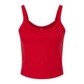 Solid Red - Front - Bella + Canvas Womens-Ladies Spaghetti Strap Tank Top
