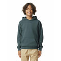 Dark Heather - Front - Gildan Childrens-Kids Softstyle Plain Midweight Hoodie