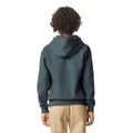 Dark Heather - Back - Gildan Childrens-Kids Softstyle Plain Midweight Hoodie
