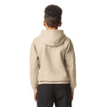 Sand - Back - Gildan Childrens-Kids Softstyle Plain Midweight Hoodie