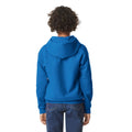 Royal Blue - Back - Gildan Childrens-Kids Softstyle Plain Midweight Hoodie