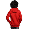 Red - Back - Gildan Childrens-Kids Softstyle Plain Midweight Hoodie