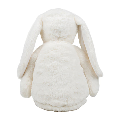 Cream - Back - Mumbles Zippie Bunny Teddy Bear