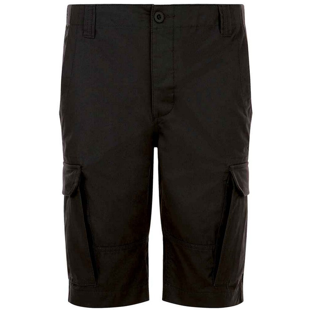 Black - Front - SOLS Mens Jackson Cargo Shorts