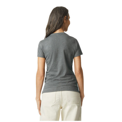 Graphite Heather - Back - Gildan Womens-Ladies Softstyle T-Shirt
