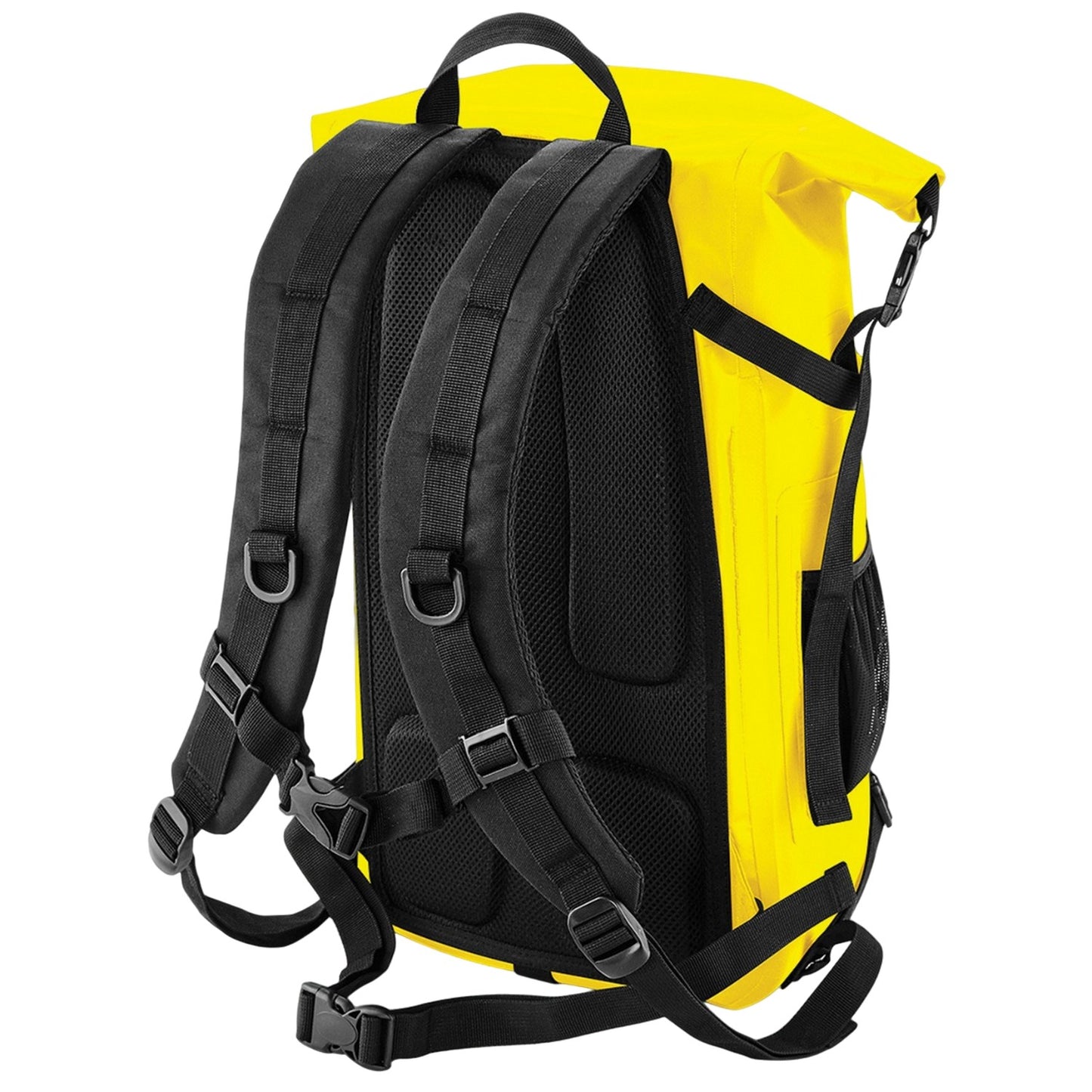 Yellow-Black - Back - Quadra SLX Waterproof 25L Backpack