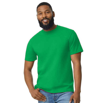 Irish Green - Side - Gildan Mens Cotton Lightweight T-Shirt