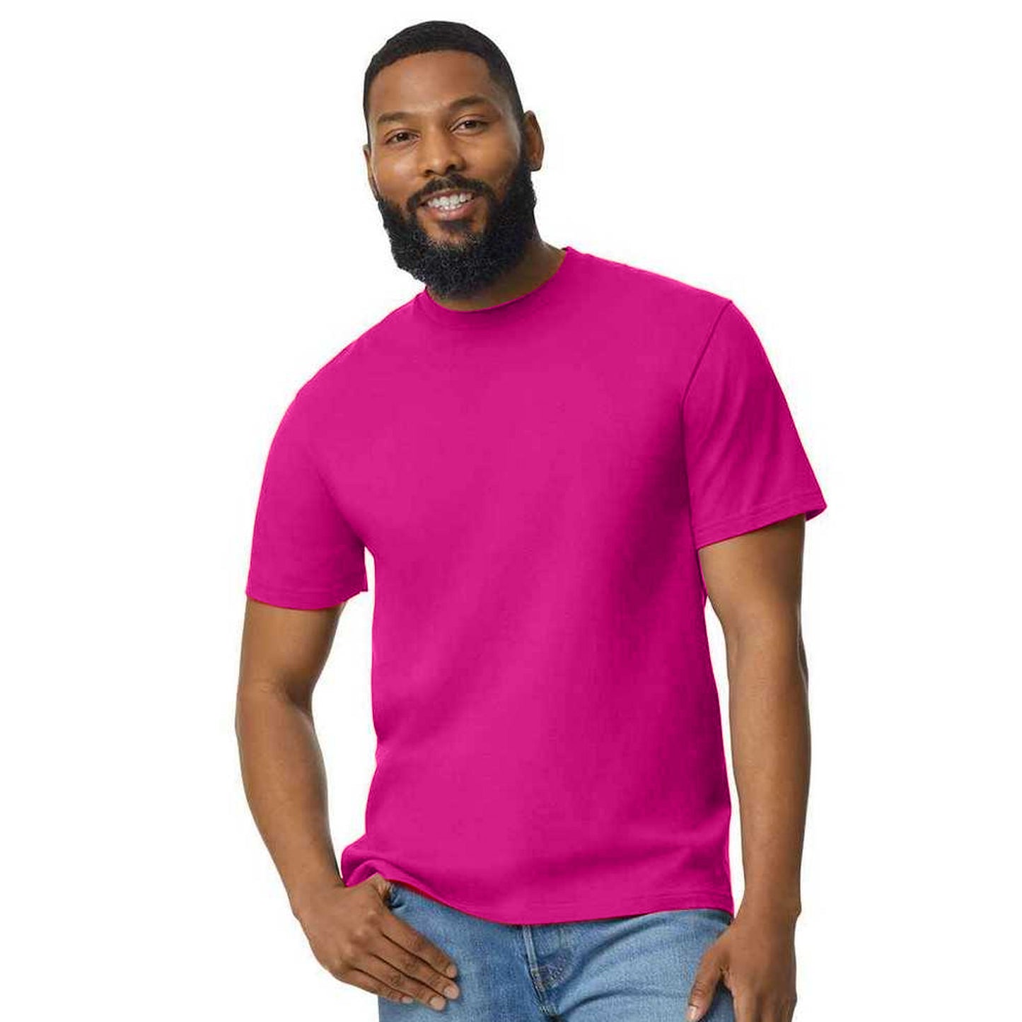 Heliconia - Side - Gildan Mens Cotton Lightweight T-Shirt