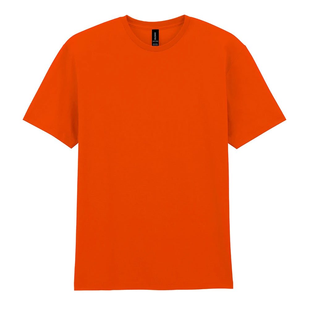 Orange - Front - Gildan Mens Cotton Lightweight T-Shirt