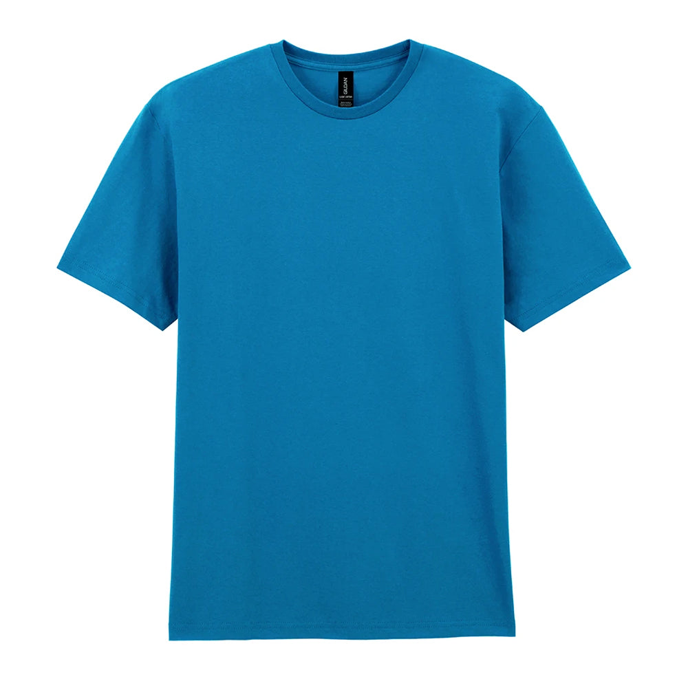 Sapphire Blue - Front - Gildan Mens Cotton Lightweight T-Shirt