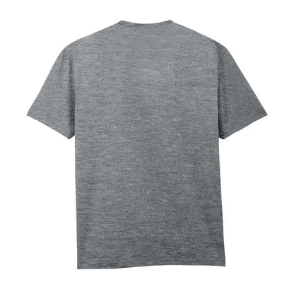 Graphite Heather - Back - Gildan Mens Cotton Lightweight T-Shirt