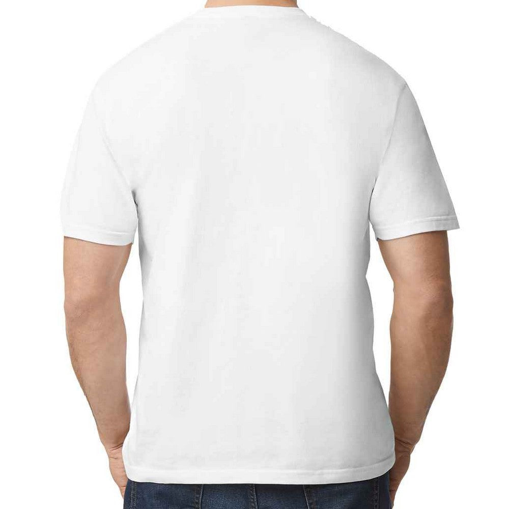 White - Back - Gildan Mens Plain Cotton Lightweight T-Shirt