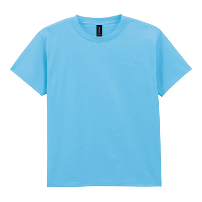 Sky Blue - Front - Gildan Childrens-Kids Cotton Lightweight T-Shirt