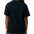 Black - Back - Gildan Childrens-Kids Cotton Lightweight T-Shirt