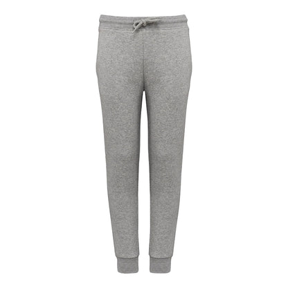 Moon Grey-Heather - Front - Native Spirit Childrens-Kids Eco Friendly Jogging Bottoms