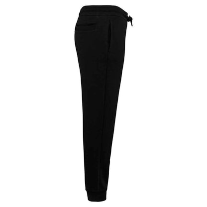 Black - Side - Native Spirit Childrens-Kids Eco Friendly Jogging Bottoms